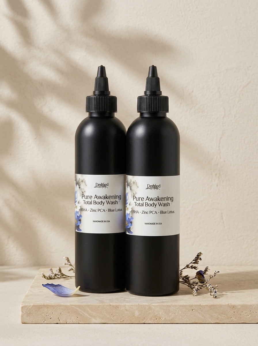 Pure Awakening Total Body Wash: BHA + Zinc PCA + Blue Lotus