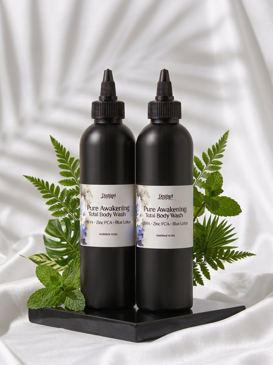 Pure Awakening Total Body Wash: BHA + Zinc PCA + Blue Lotus